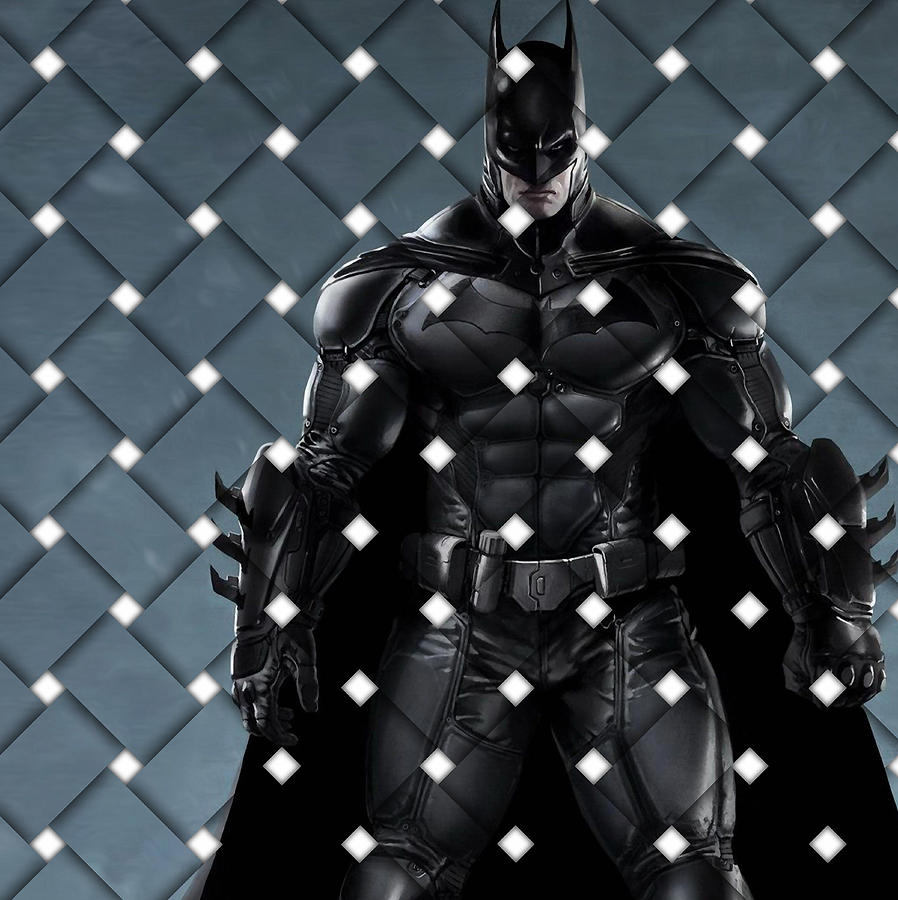 The Dark Knight Mixed Media - Batman #4 by Marvin Blaine