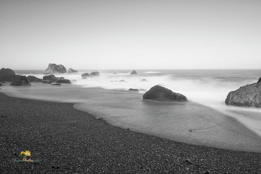 Beach, Rocks and Surf #5 Photograph by Jim Thompson