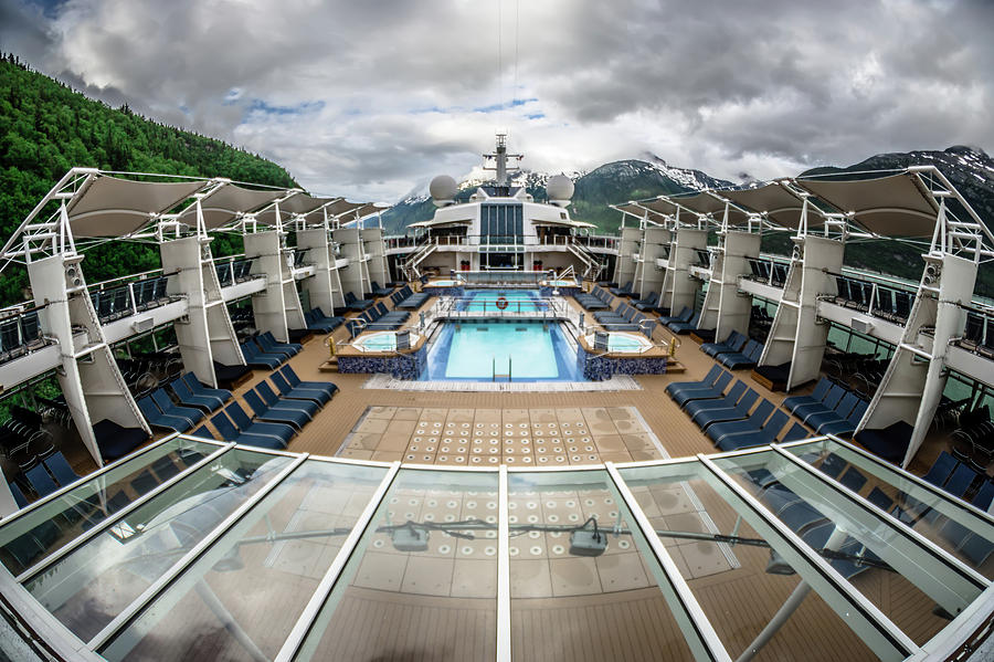 beautiful Alaskan cruise ship scenery  #4 Photograph by Alex Grichenko