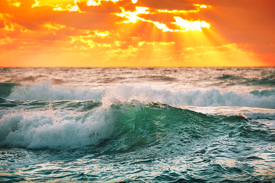 Beautiful Cloudscape Over The Sea Photograph By Valentin Valkov Fine