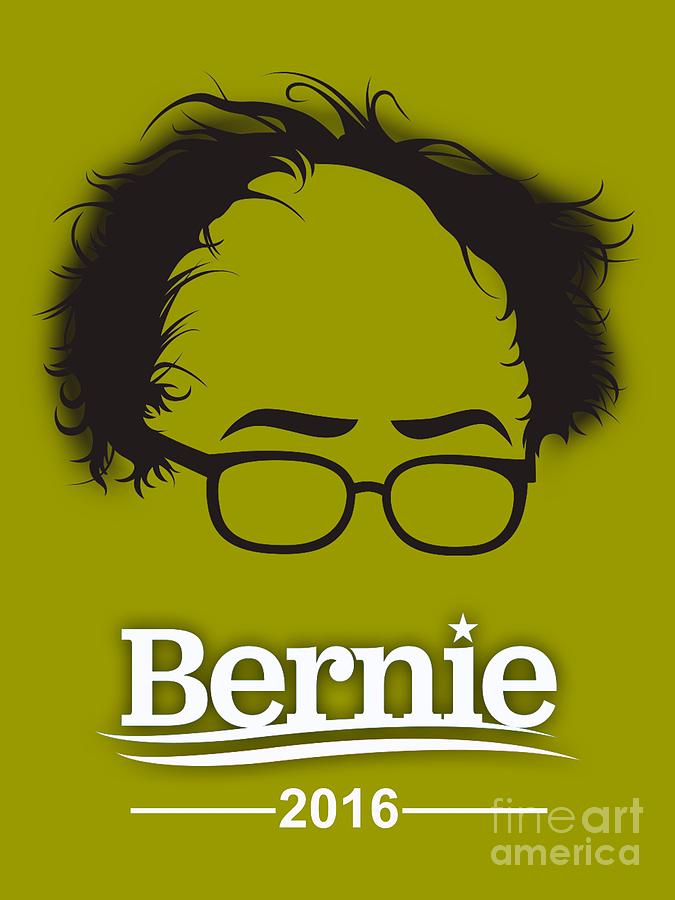 Politician Mixed Media - Bernie Sanders #4 by Marvin Blaine