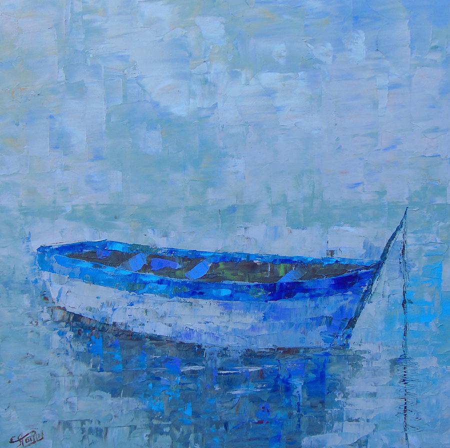 Boat of Provence #10 Painting by Frederic Payet
