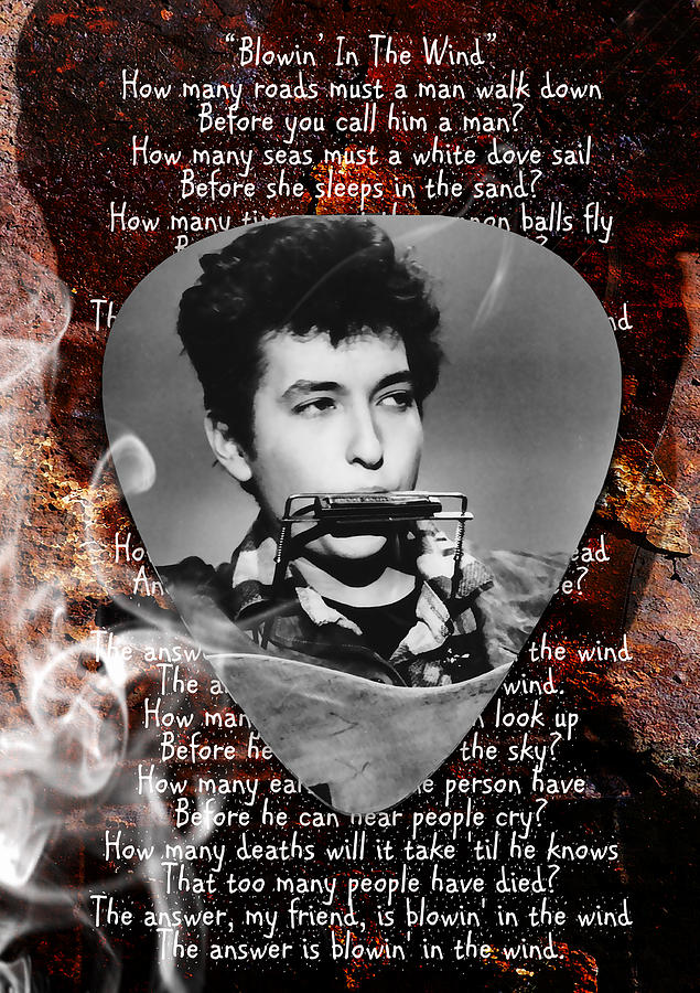 Bob Dylan Art #8 Mixed Media by Marvin Blaine
