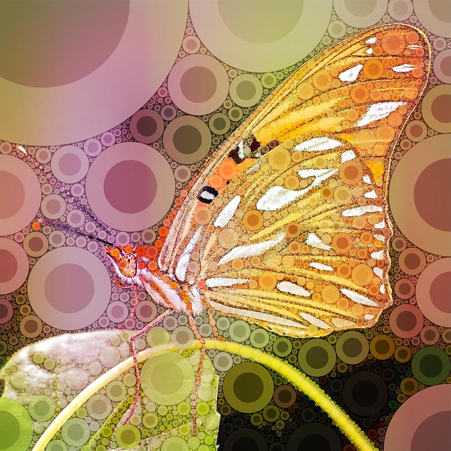 Bubble Art Butterfly Digital Art