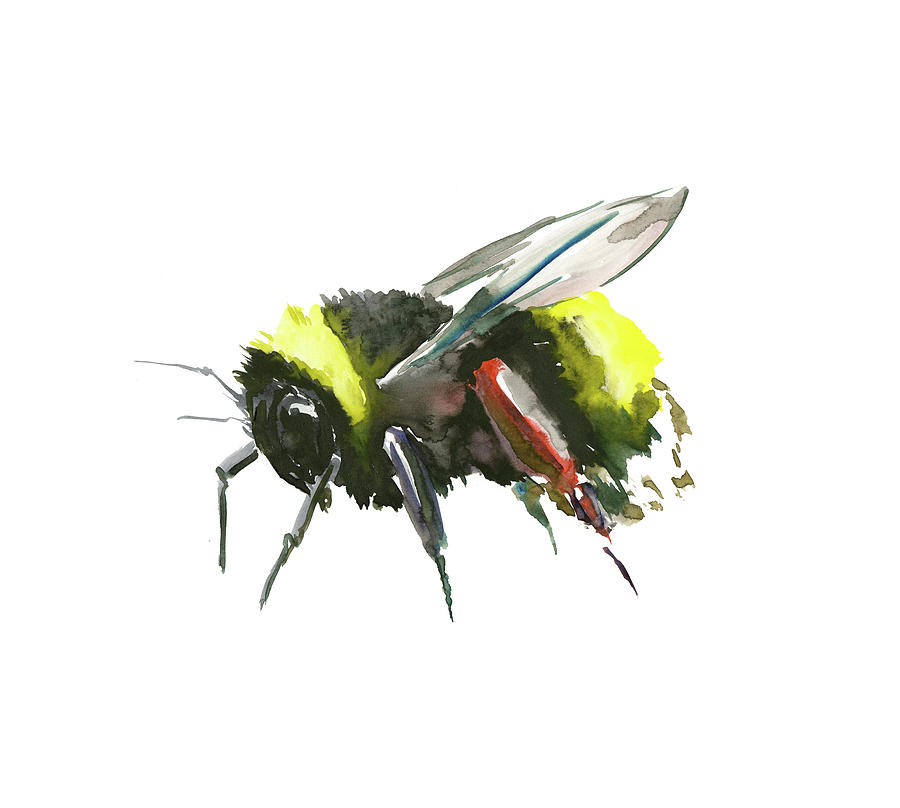 Bumblebee #4 Painting by Suren Nersisyan