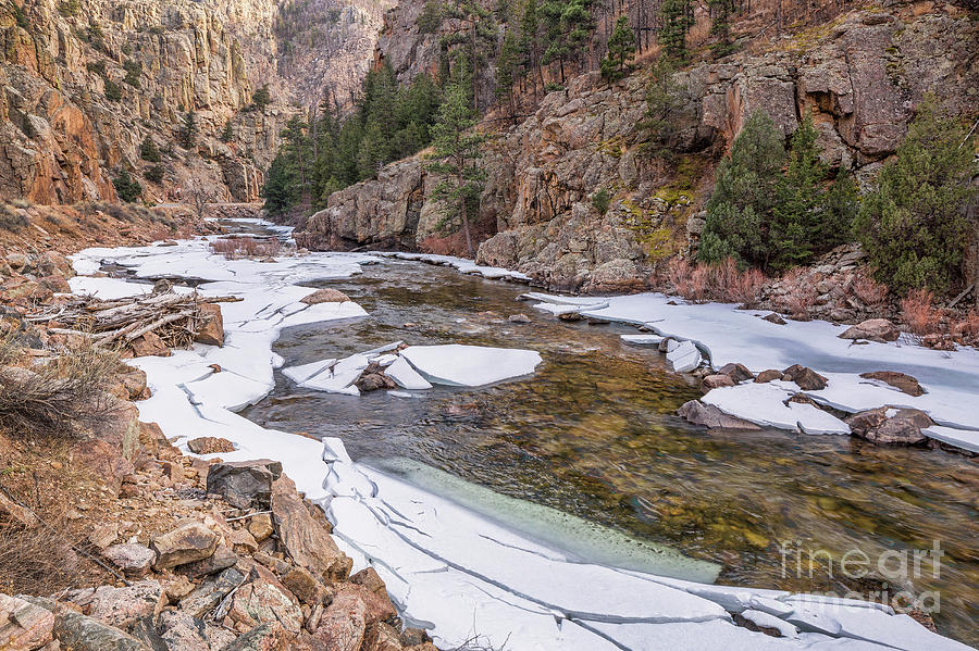 Winter Photograph - Cache la Poudre River  #4 by Marek Uliasz