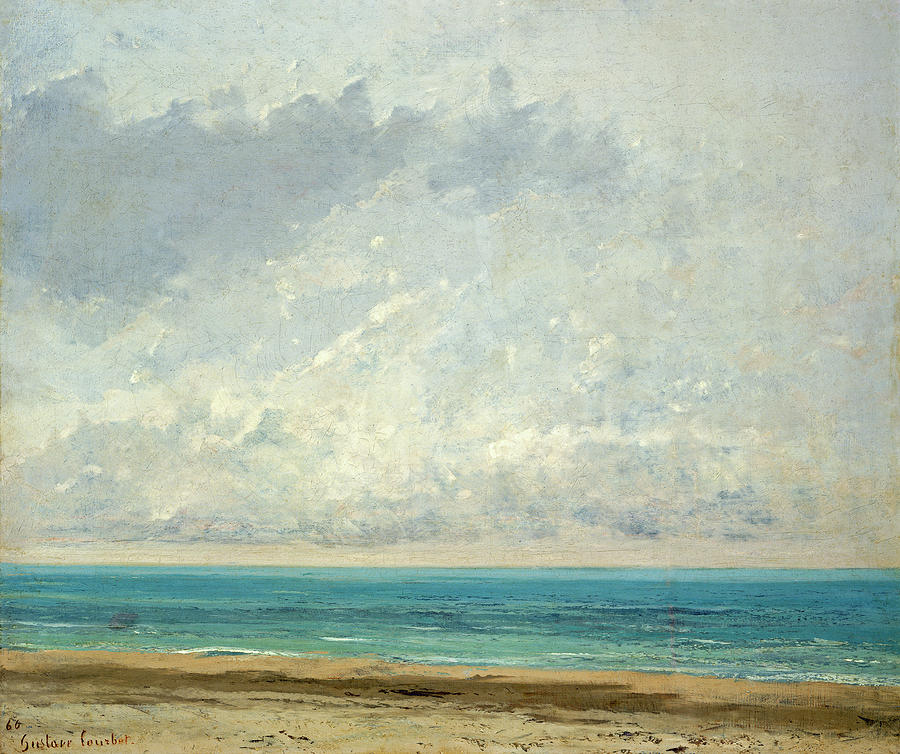 Calm Sea #4 Painting by Gustave Courbet