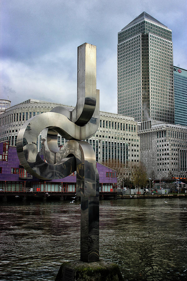 London Photograph - Canary Wharf #4 by Martin Newman