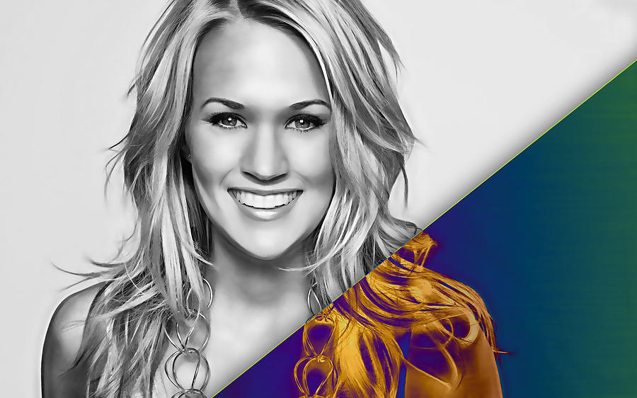 Carrie Underwood Collection #5 Mixed Media by Marvin Blaine