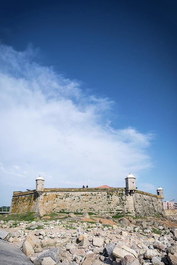 Castelo Do Queijo Fort Landmark On Porto Coast Portugal #4 Photograph by JM Travel Photography
