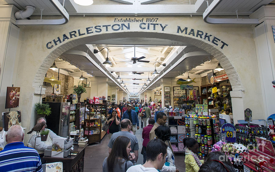 Charleston City Market Photograph by David Oppenheimer