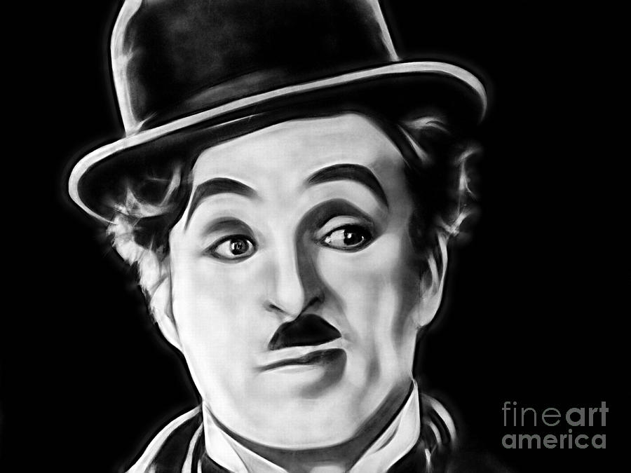 Movie Mixed Media - Charlie Chaplin Collection #4 by Marvin Blaine
