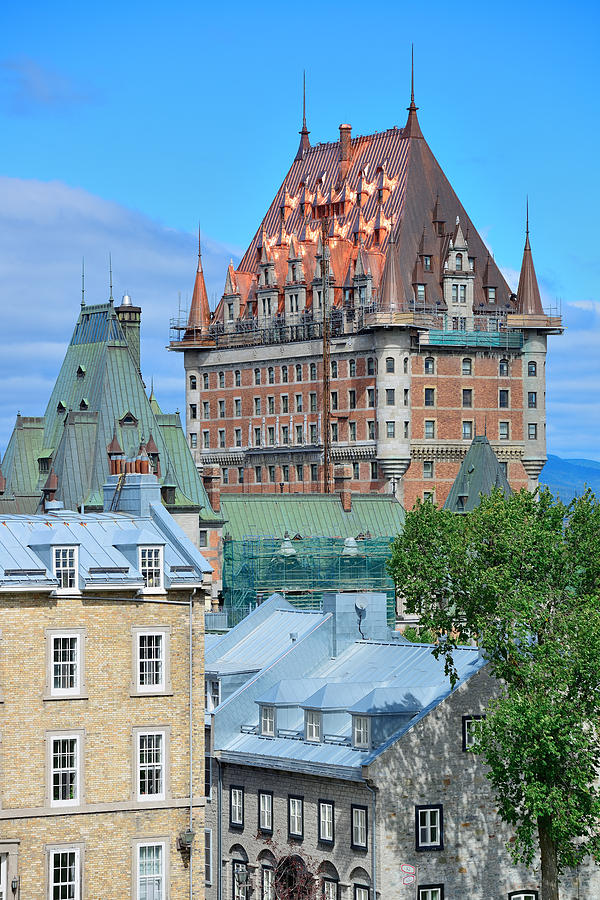 Chateau Frontenac in the day  #4 Photograph by Songquan Deng