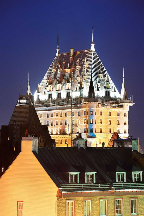 Chateau Frontenac #4 Photograph by Songquan Deng