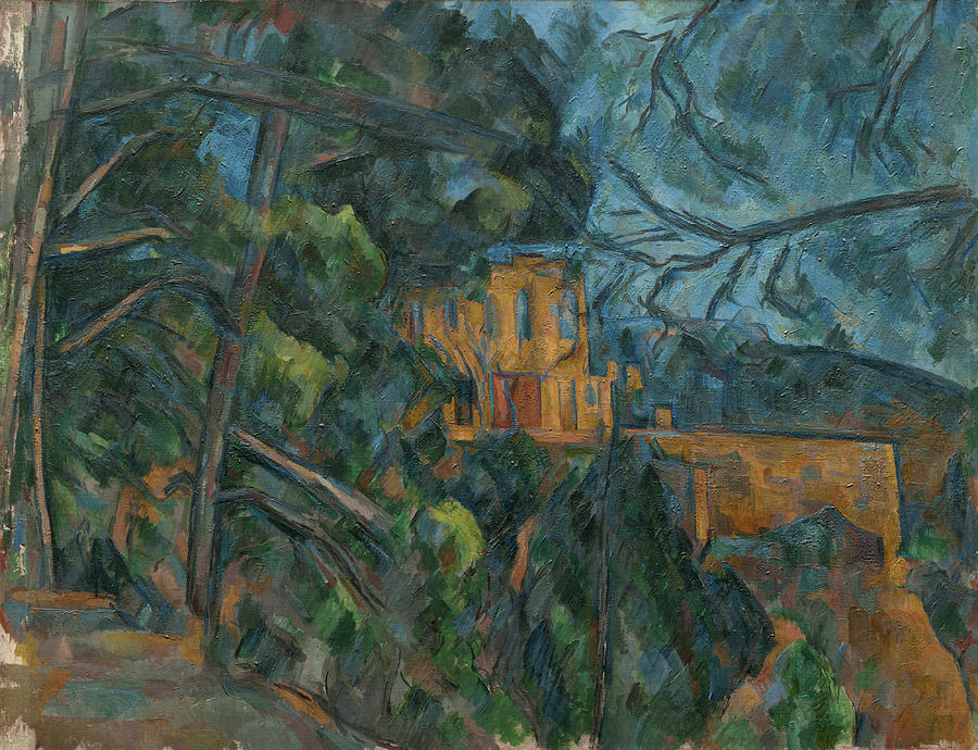 Chateau Noir #4 Painting by Paul Cezanne