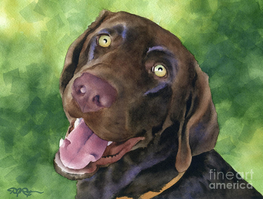 Chocolate Still Life Painting - Chocolate Lab #3 by David Rogers