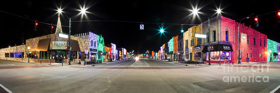 Christmas Lights in Rochester Photograph by Twenty Two North Photography | Fine Art America