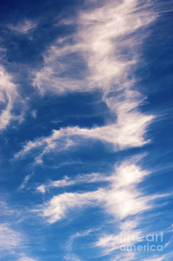 Cirrus Clouds with Nature Patterns  #4 Photograph by Jim Corwin