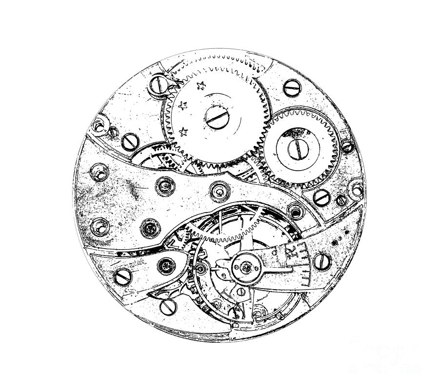 Clockwork Mechanism #4 Digital Art by Michal Boubin