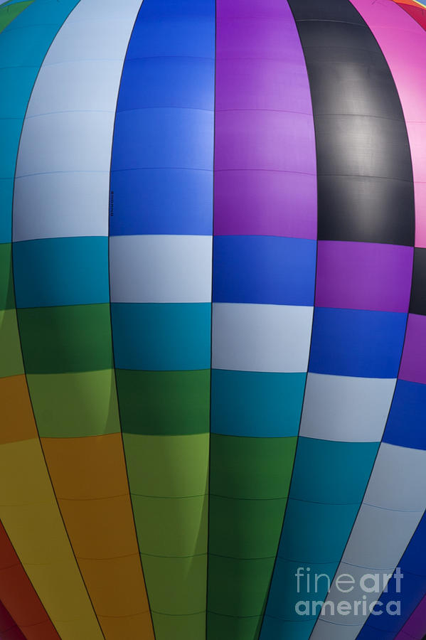 Closeup of Hot Air Balloon #4 Photograph by Anthony Totah