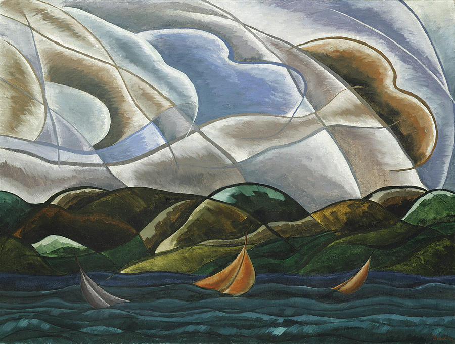 Clouds and Water  Painting by Arthur dove