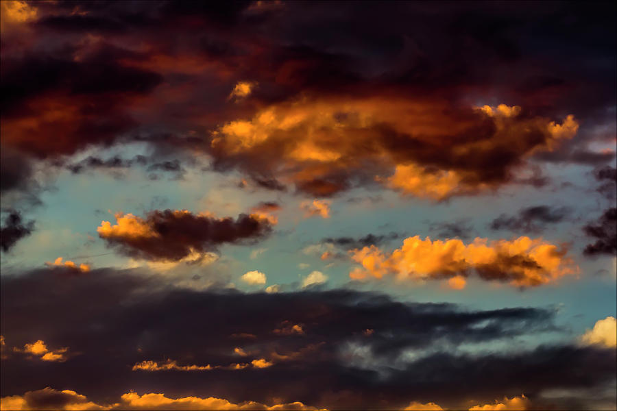 Clouds at Sunset #4 Photograph by Robert Ullmann