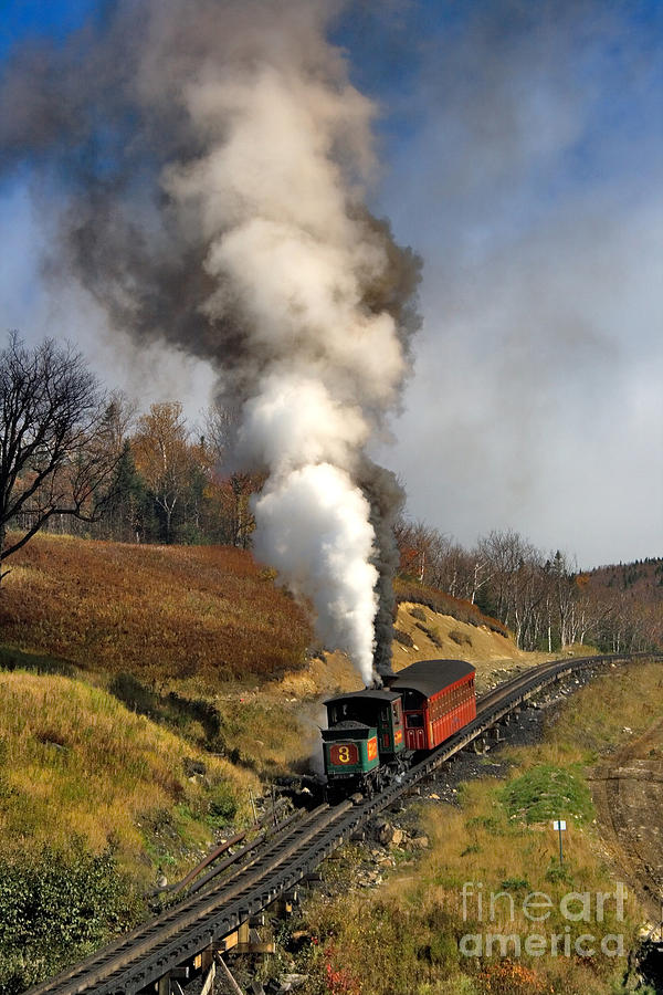 Cog Railway, Mount Washington, Nh #4 Photograph by Larry Landolfi