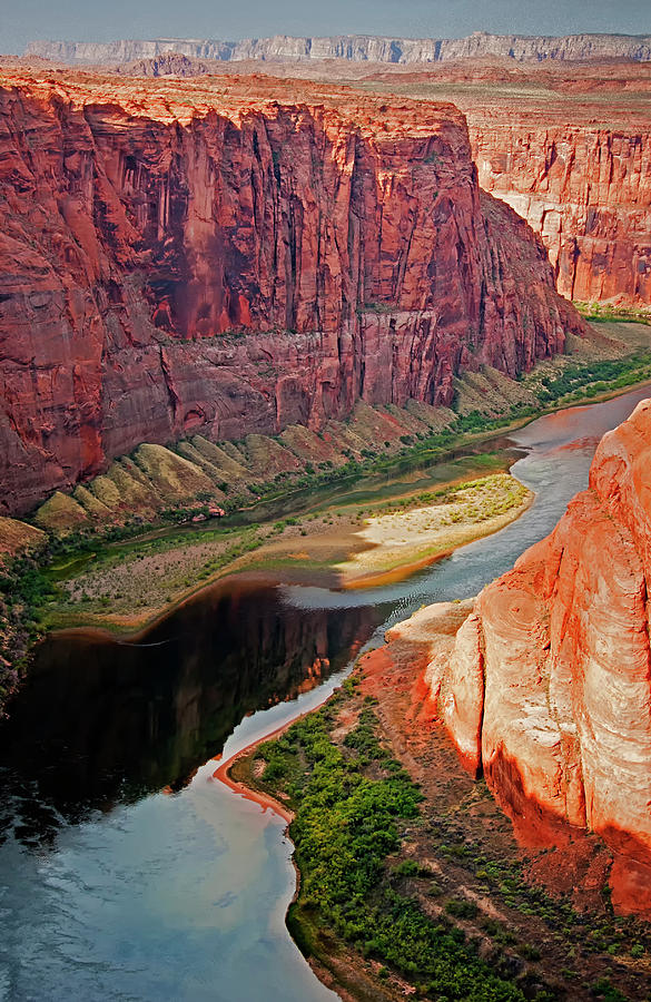 Colorado River between Glen Canyon Dam and Lee's Ferry, Page, Arizona  Photograph by Tom Zeman - Pixels