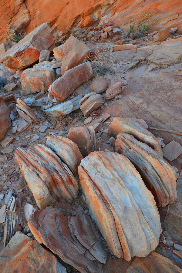 Colorful Boulders in Valley of Fire #4 Photograph by Ray Mathis