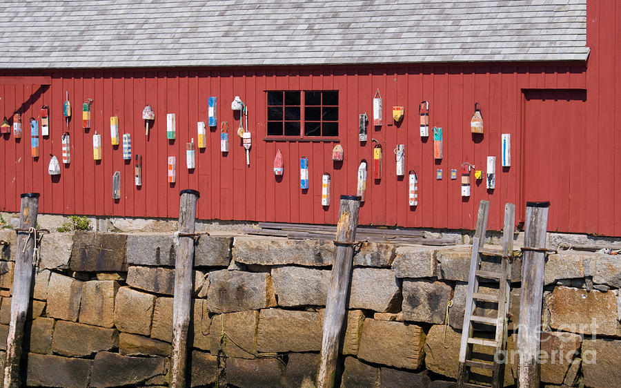 Colorful Fishing Buoys #4 Photograph by Anthony Totah