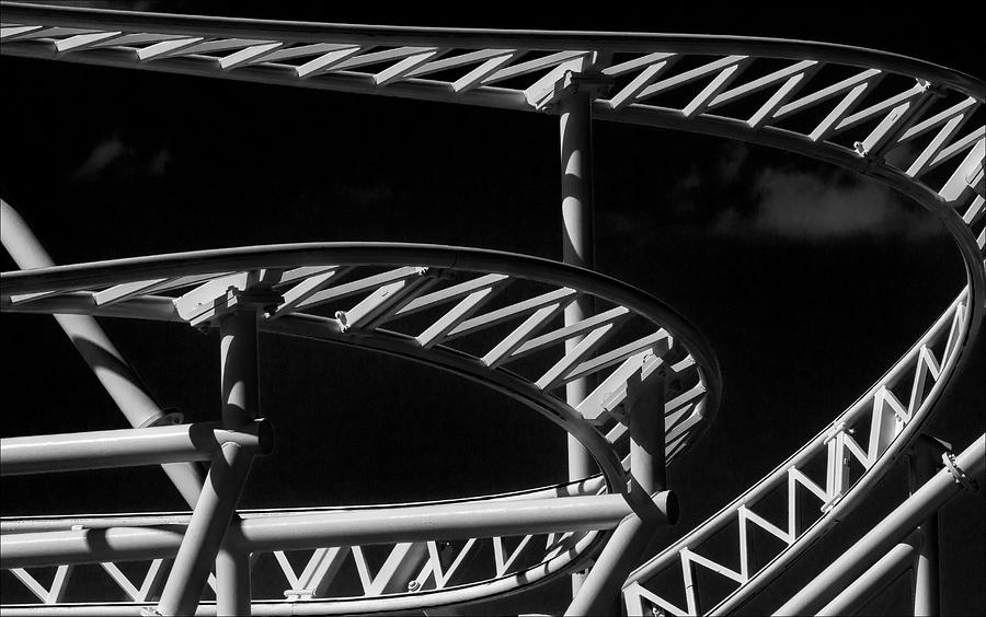Coney Island Detail of Ride #4 Photograph by Robert Ullmann