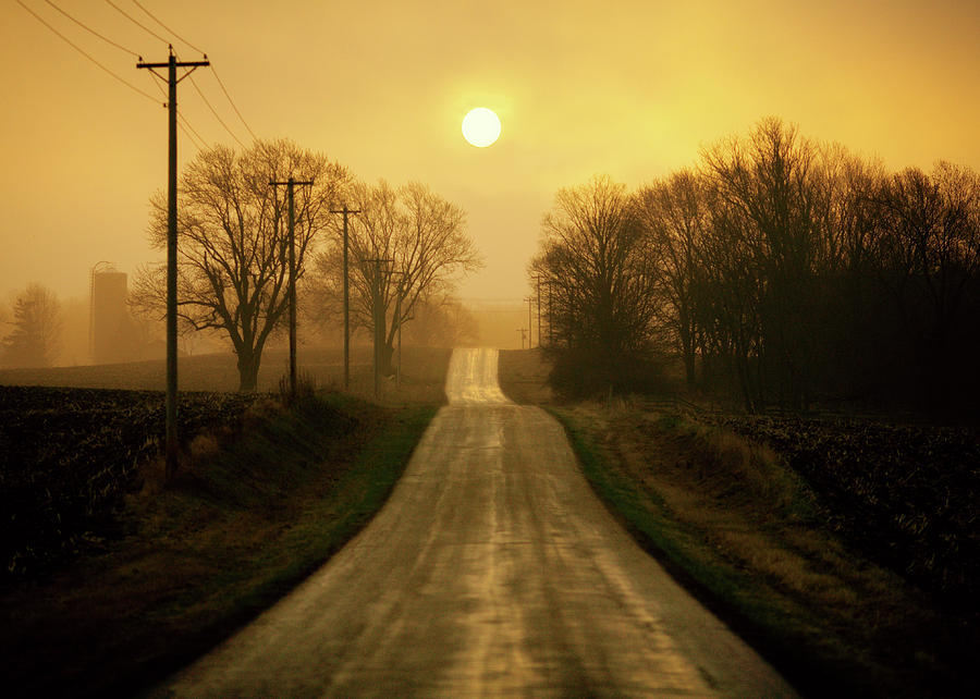Landscape Photograph - Country Road #4 by Todd Klassy