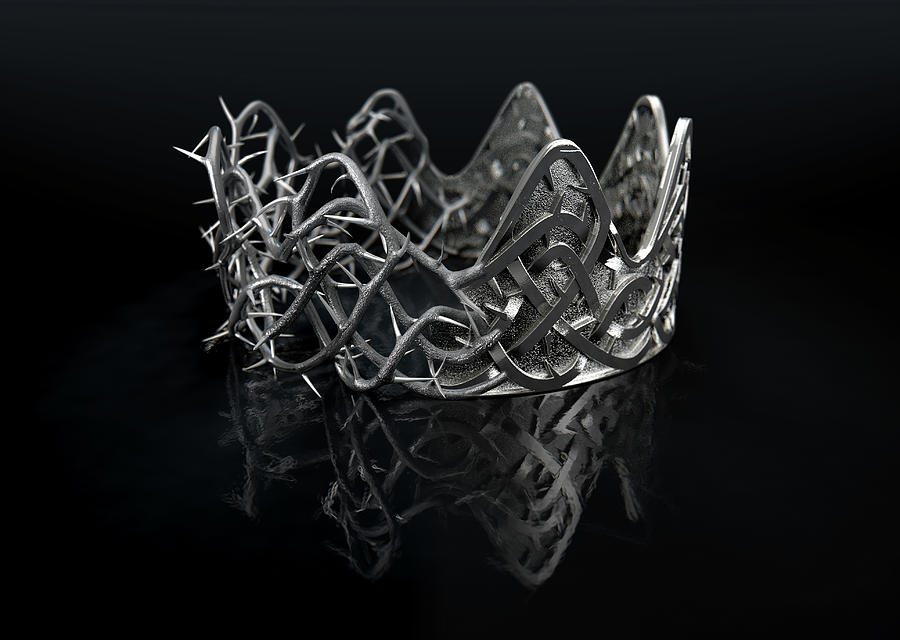 Pattern Digital Art - Crown Of Thorns Concept #4 by Allan Swart