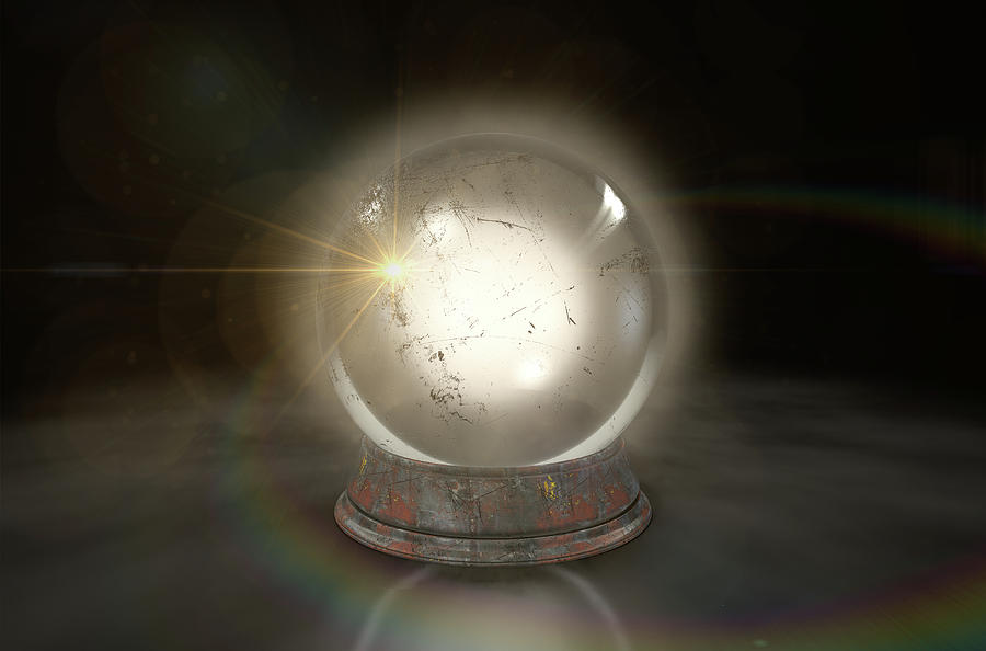 Hands On Crystal Ball #1 Digital Art by Allan Swart - Fine Art America