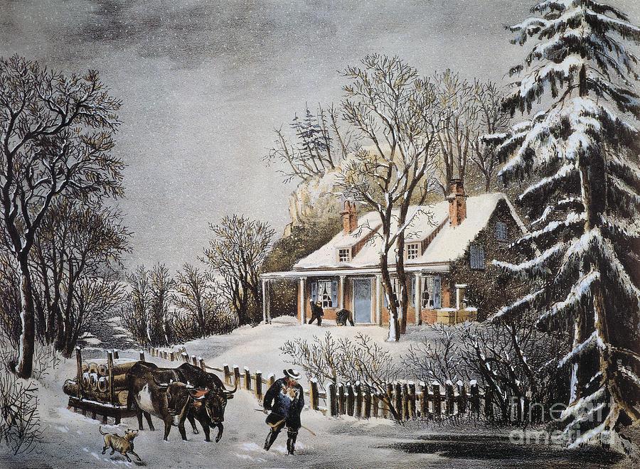 Currier & Ives: Winter Scene #4 Photograph by Granger
