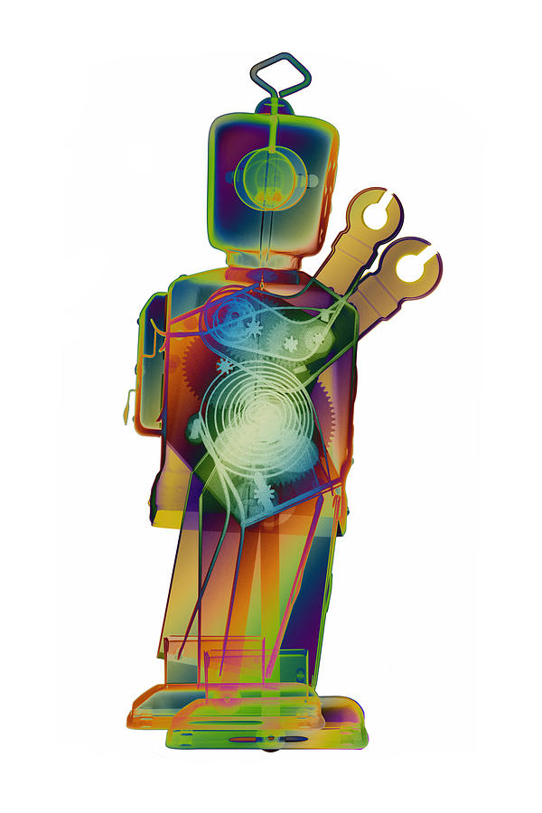 Robot For Sale Photograph - D4X X-ray Robot Art Photograph #9 by Roy Livingston