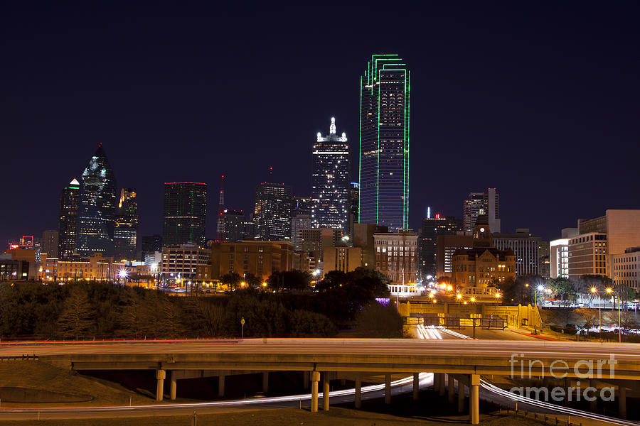 Dallas Texas night Photograph by Anthony Totah Fine Art America