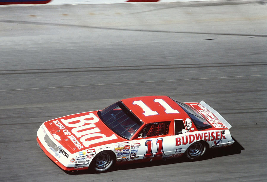 Darrell Waltrip 11 Budweiser Chevrolet At Daytona Photograph by David