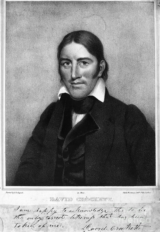 Davy Crockett (1786-1836) #4 Photograph by Granger