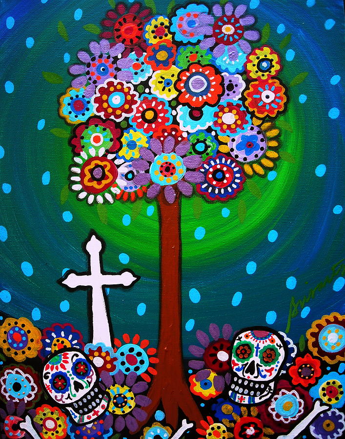 Day Of The Dead #4 Painting by Pristine Cartera Turkus
