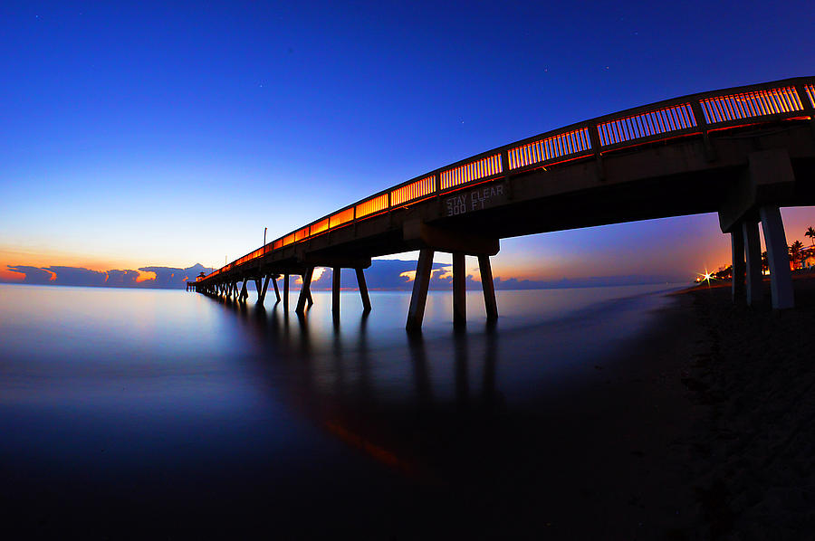 Pier Photograph - Deerfield Beach, Florida pier #4 by Paul Cook
