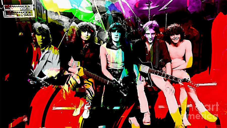 Def Leppard #4 Mixed Media by Marvin Blaine