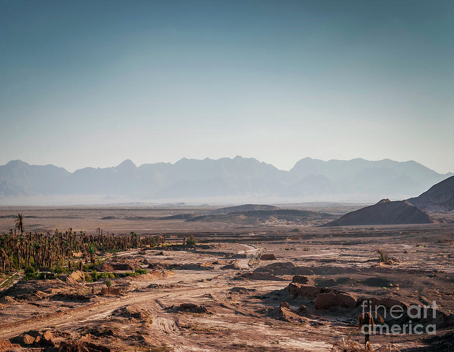 Desert Landscape View In Garmeh Oasis Southern Iran #4 Photograph by JM Travel Photography