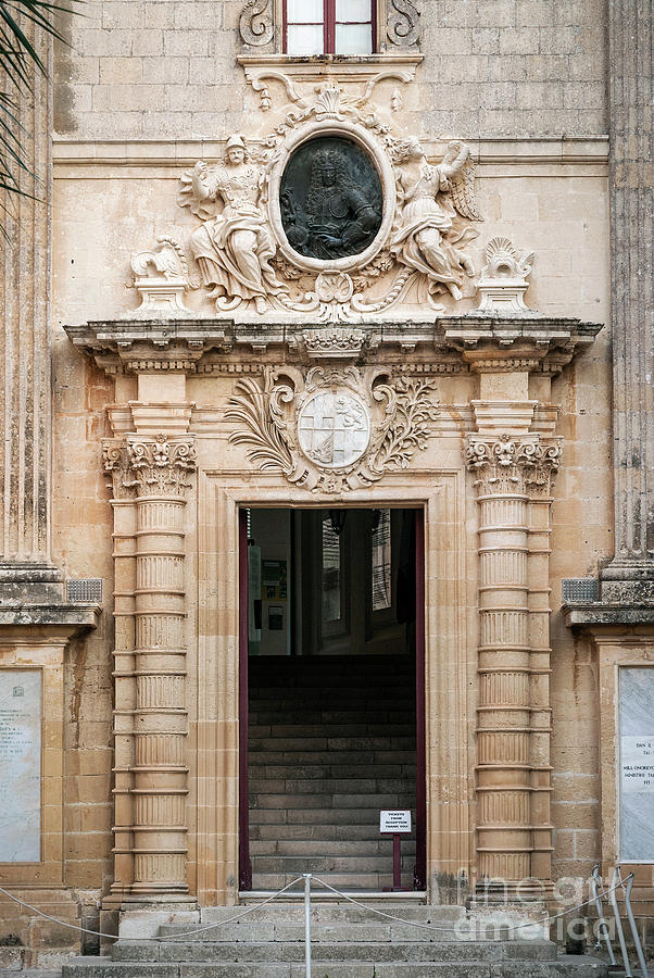 Door Architecture Detail In Mdina Old Town Of Rabat Malta Photograph