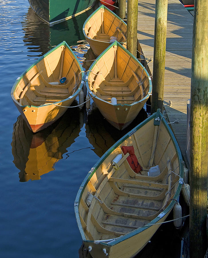 4 Dories Digital Art by Michael Oleksiw | Fine Art America