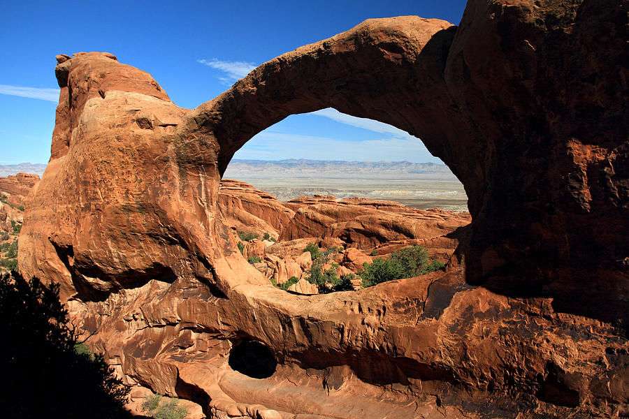 Double 0 Arch in Arches National Park #4 Photograph by Pierre Leclerc Photography