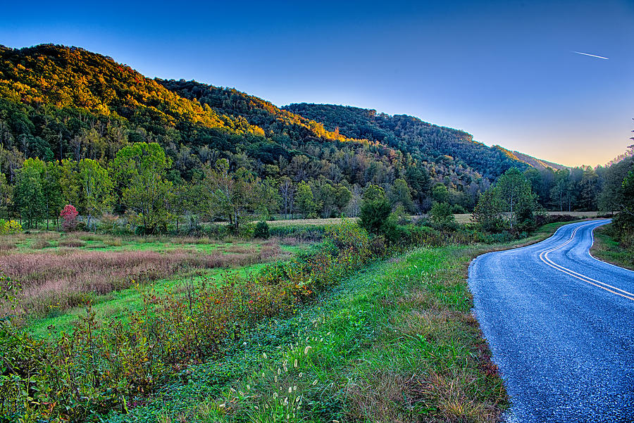 Driving Through Blue Ridge Mountains National Park Photograph By Alex 