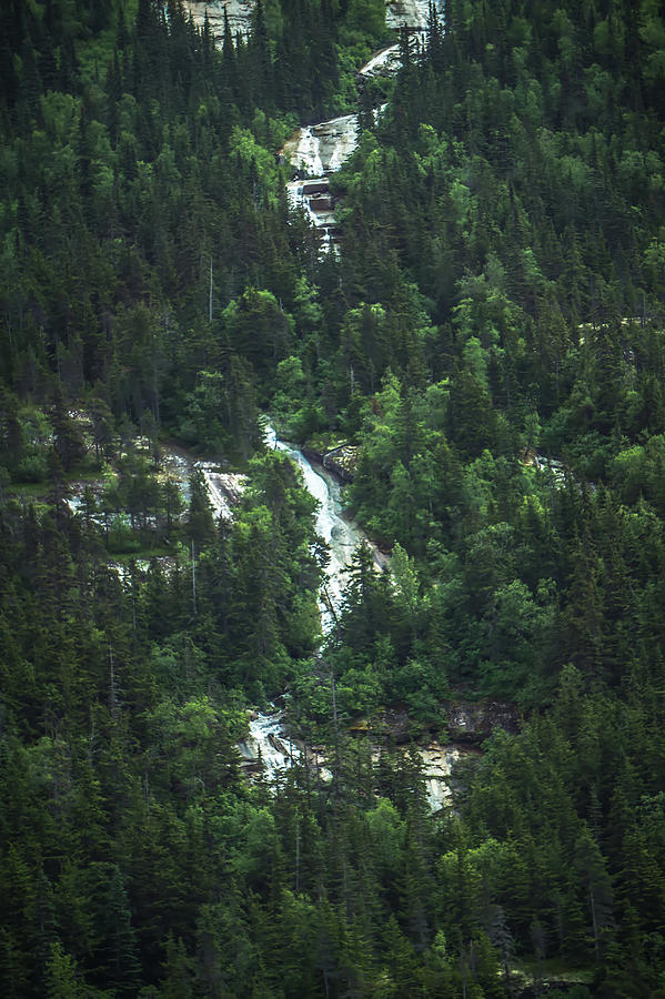 Driving Through White Pass Highway In Alaska To British Columbia #4 Photograph by Alex Grichenko