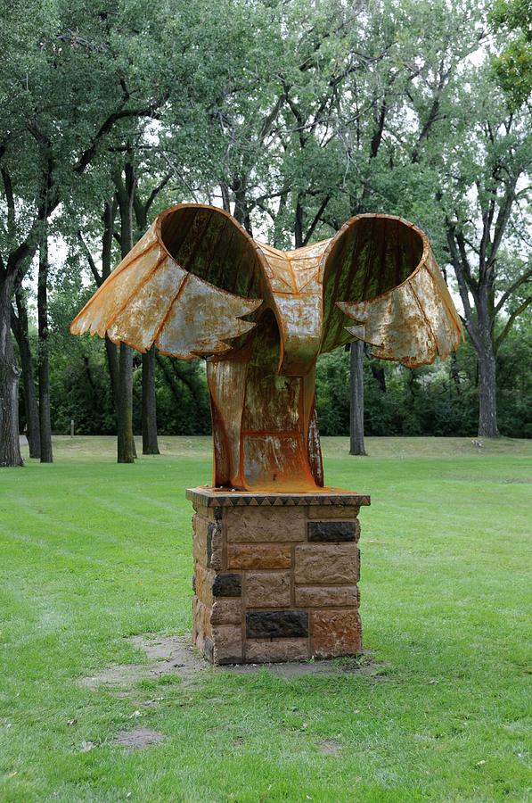 Eagle Sculpture 5 #4 Sculpture by Wayne Pruse