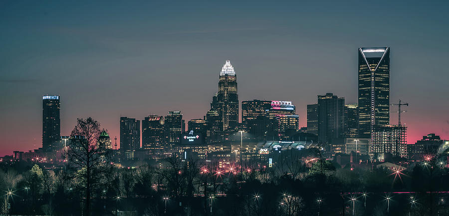Early Morning In Charlotte Ncorth Carolina January 2018 #4 Photograph by Alex Grichenko